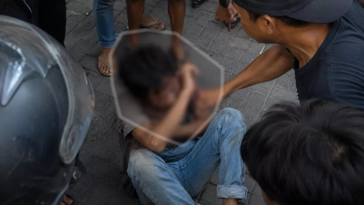 Gagal Bawa Kabur Motor, Residivis Curanmor Diamuk Massa di Cerme Gresik