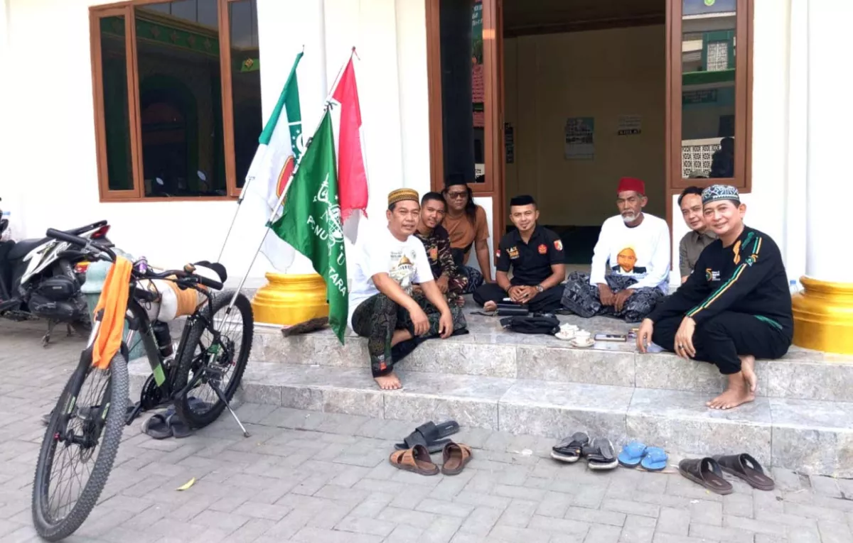 14 Hari Gowes Lintas Sumatra-Jawa, Ndan Arif Tiba di Muktamar NU Jombang