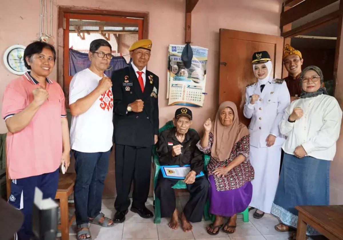 Veteran Pejuang Trikora Dikunjungi Wali Kota Kediri