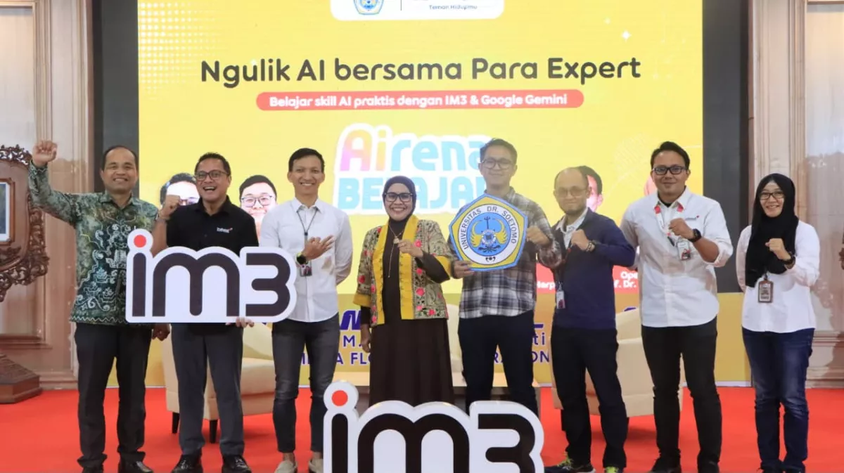 Indosat IM3 dan Google Gemini Gelar Airena Belajar di Unitomo