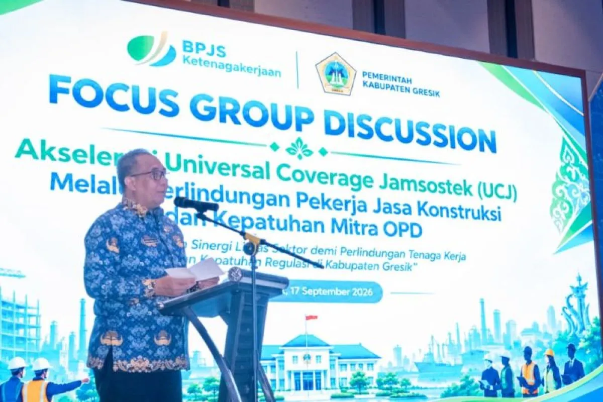 Gresik Kejar 55 Persen Kepesertaan BPJS Ketenagakerjaan 2026