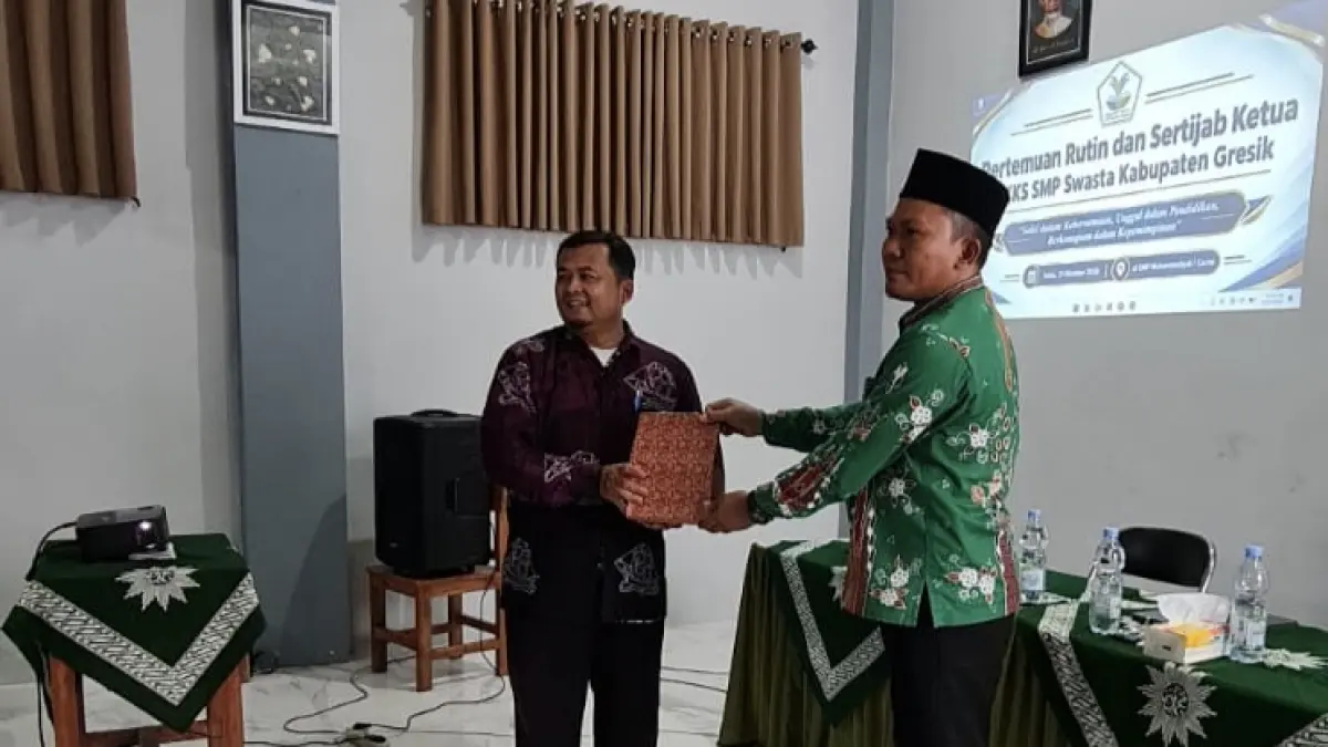 MKKS SMP Swasta Gresik Siapkan Bimtek BOSP 2027 dan Penguatan Mutu Sekolah 