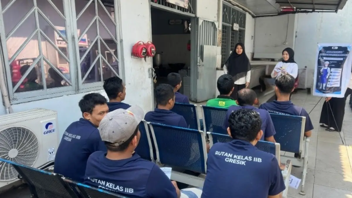Rutan Gresik Perketat Higiene Dapur, Pengolahan Makanan Warga Binaan Jadi Perhatian